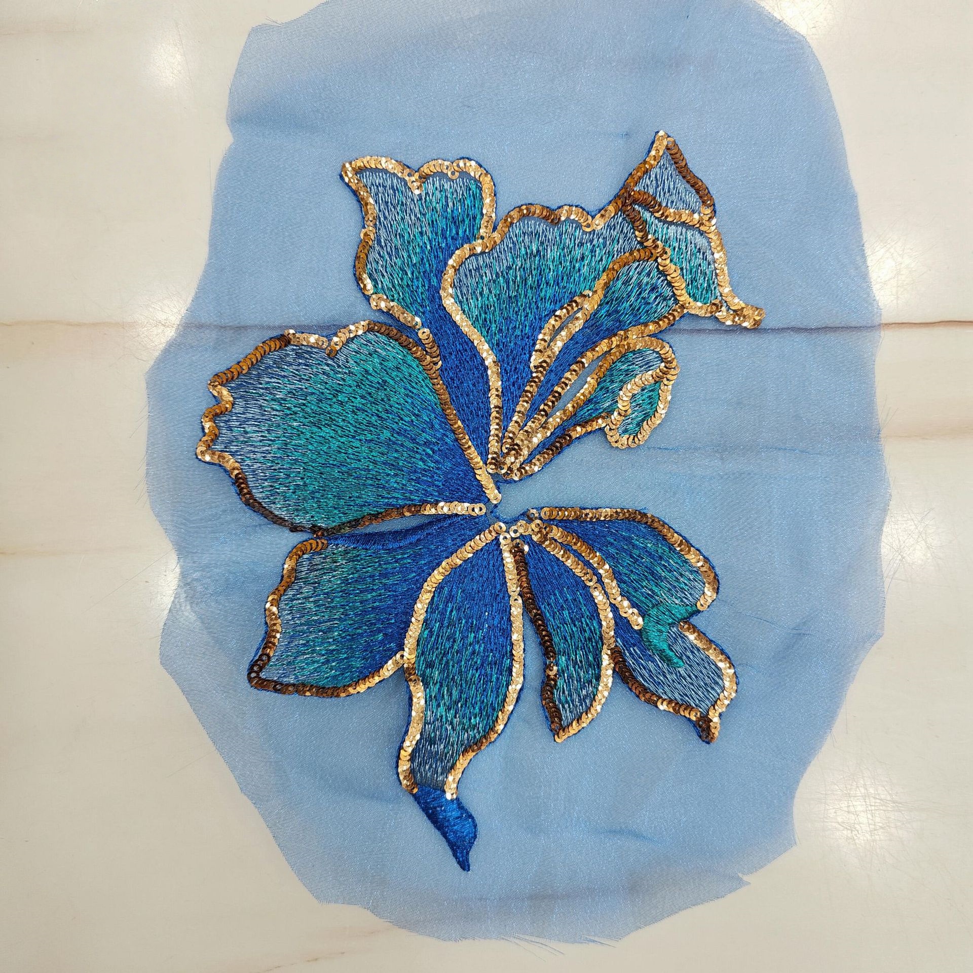 Organza Embroidery Applique Pa - Craft Embellishment recension och pris