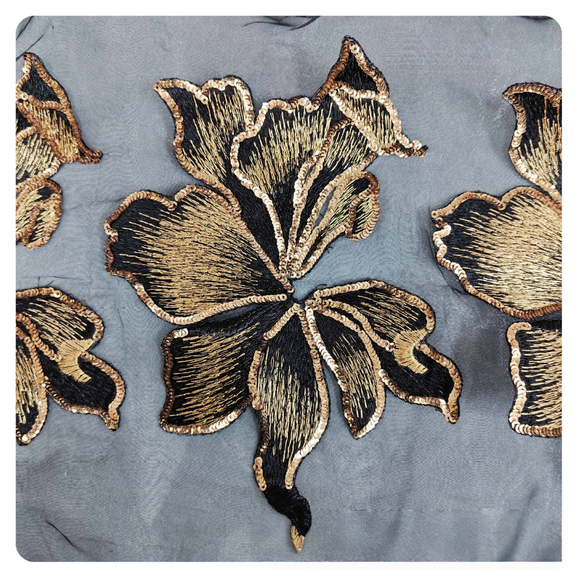 Organza Embroidery Applique Pa - Craft Embellishment recension och pris