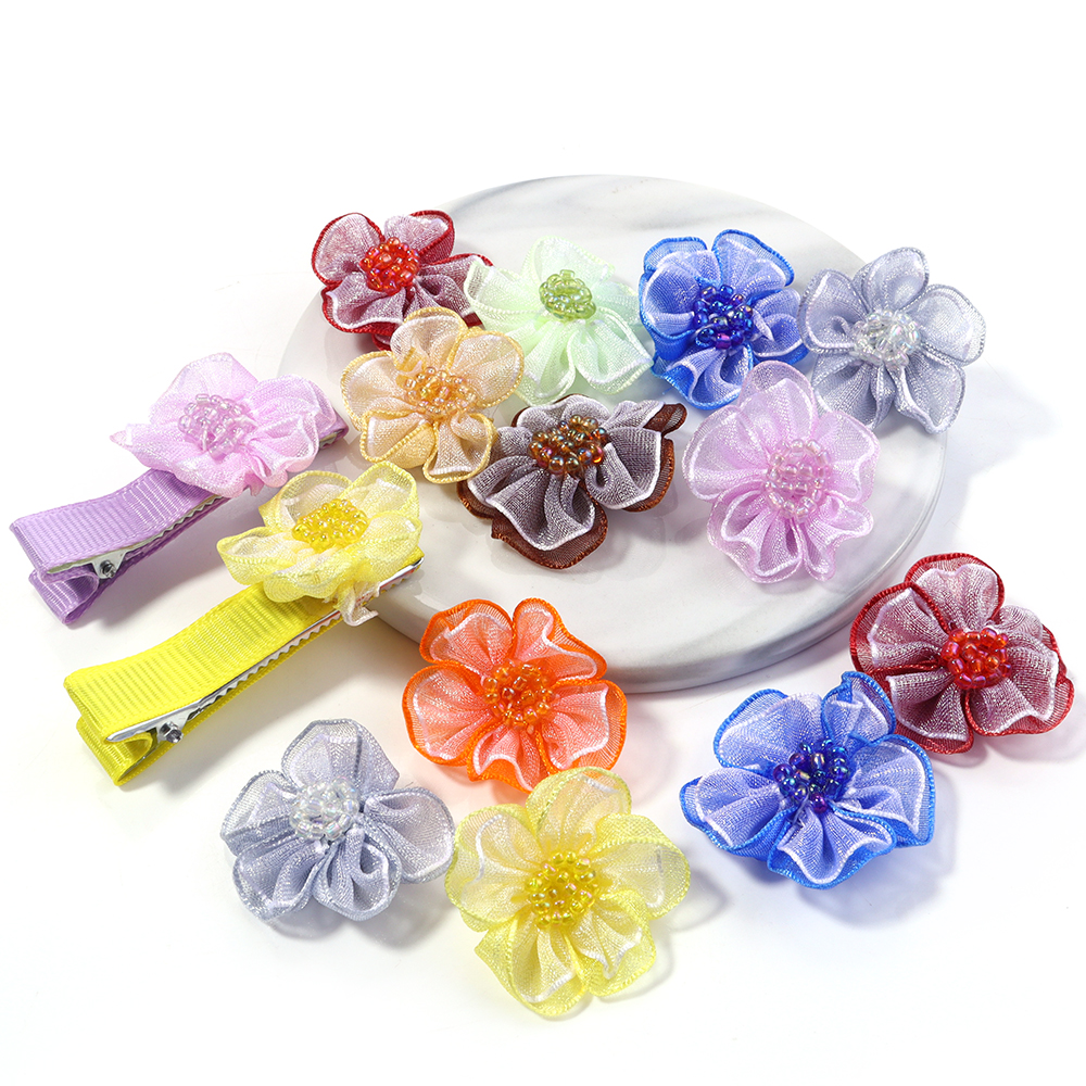 10Pcs/Lot Mesh Flower Applique - Applique Patch Flower recension och pris