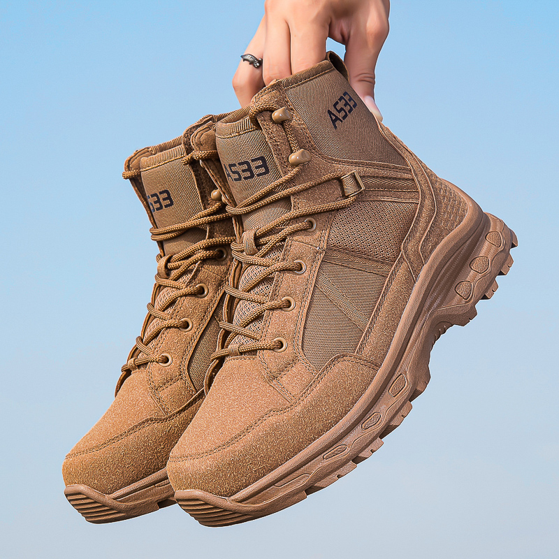 Men's Military Tactical Boots  - Guipure Lace Panel recension och pris