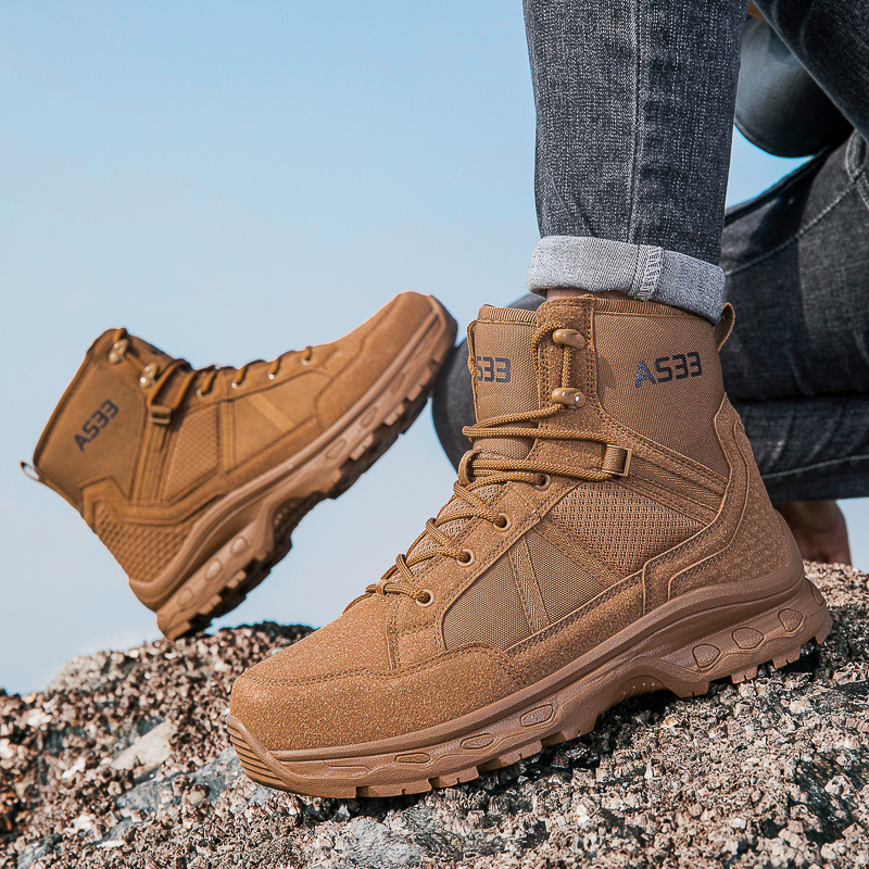 Men's Military Tactical Boots  - Guipure Lace Panel recension och pris