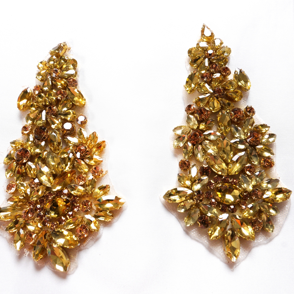HelluyerDc gold,champgane,silv - Sew On Rhinestone recension och pris