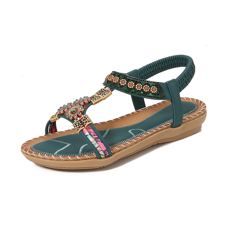 Fashion Bohemian Summer Sandal - Sew On Rhinestone recension och pris