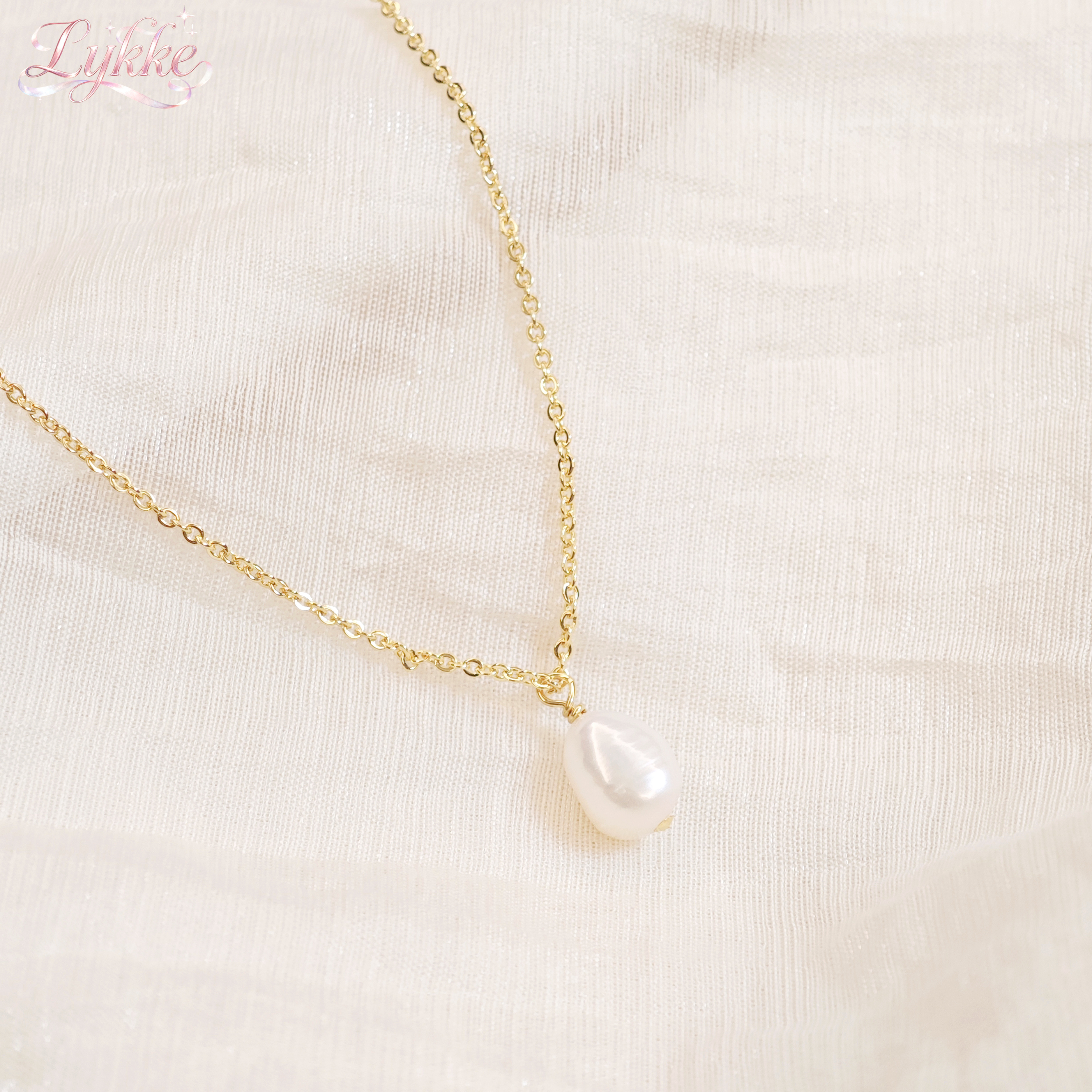 Hot selling French Baroque Wom - Pearl Trim Chain recension och pris