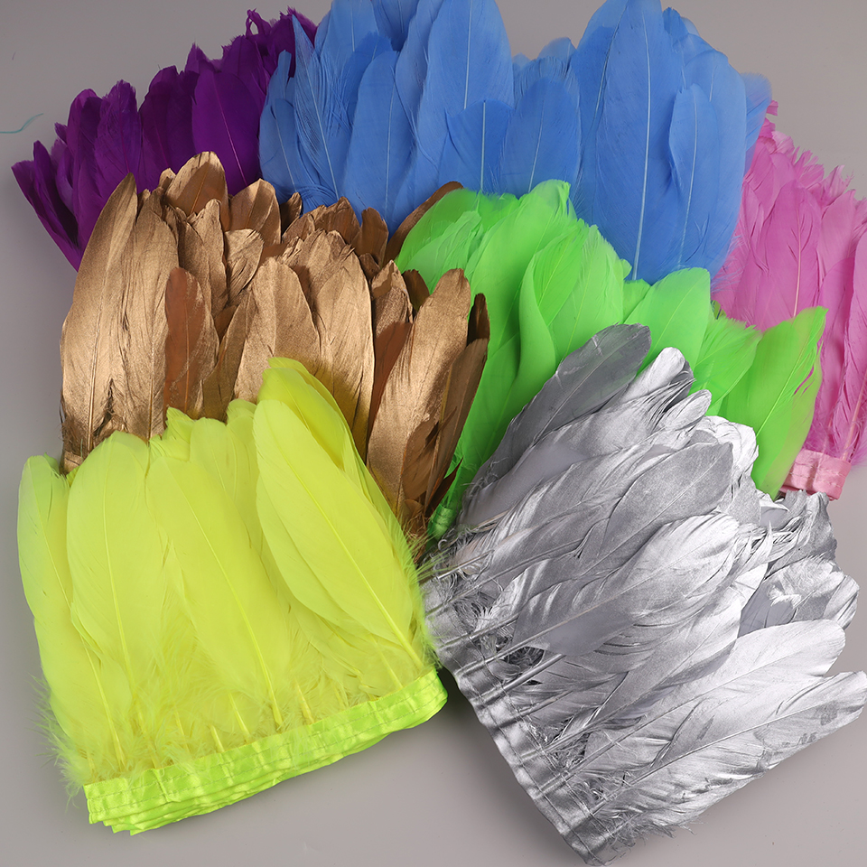10Meters Goose Feathers on Tap - Feather Trim Marabou recension och pris