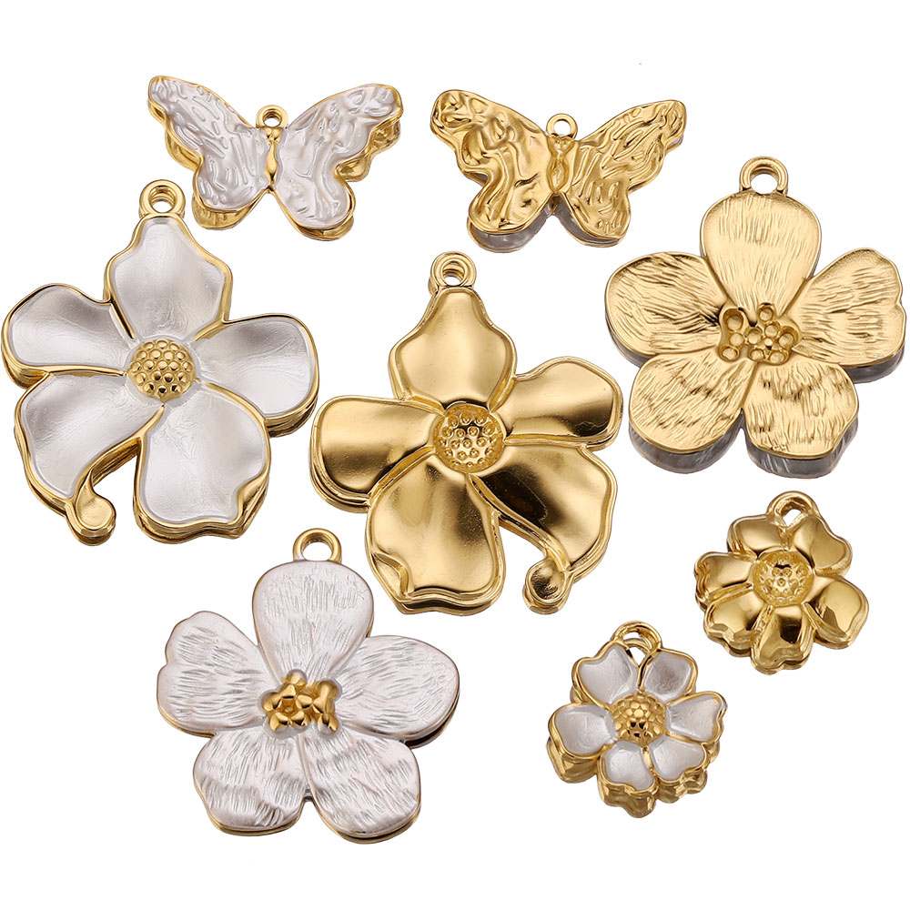 4PCS Stainless Steel White Cha - Embellishment Crafts recension och pris