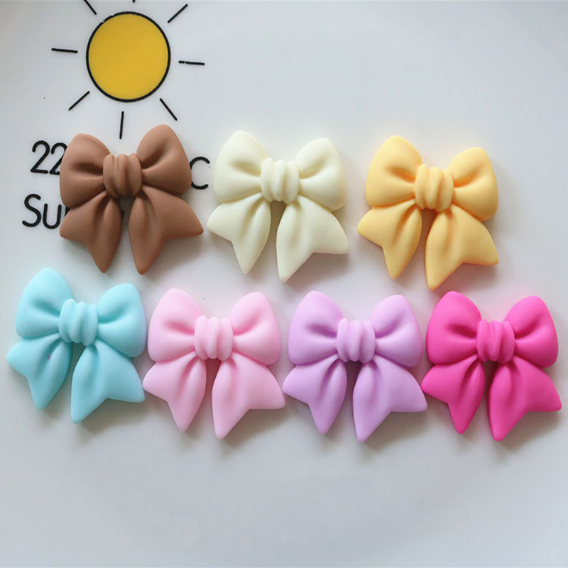 10PCS 30*29mm Bowknot Resin De - Embellishment Glue Craft recension och pris