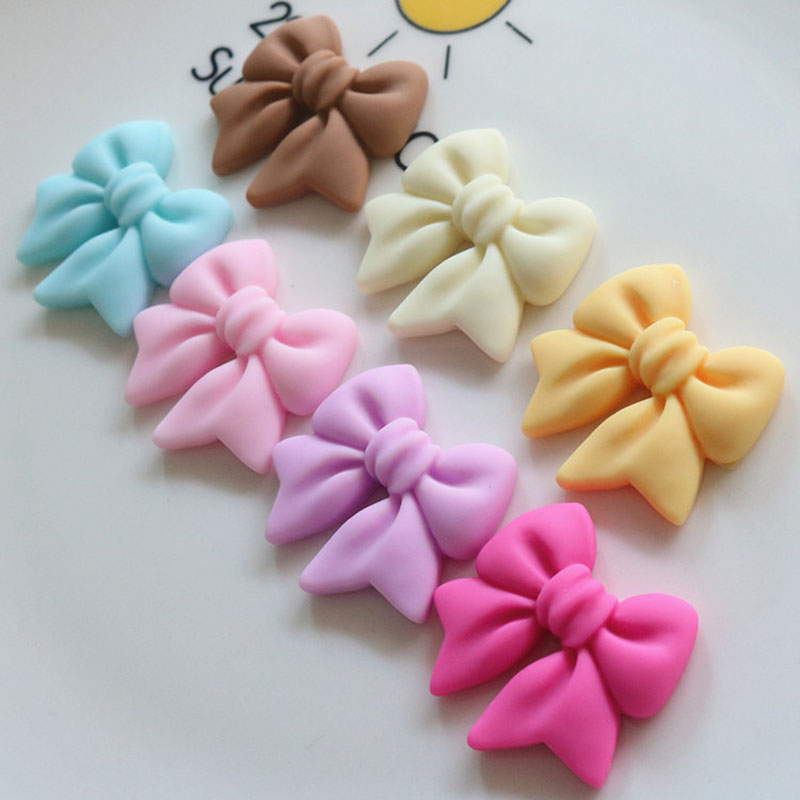 10PCS 30*29mm Bowknot Resin De - Embellishment Glue Craft recension och pris