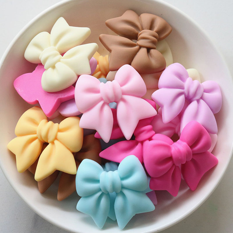 10PCS 30*29mm Bowknot Resin De - Embellishment Glue Craft recension och pris