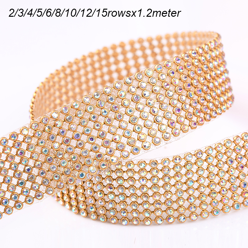 10rows Clear Crystal AB Rhines - Hotfix Rhinestone Sheet recension och pris