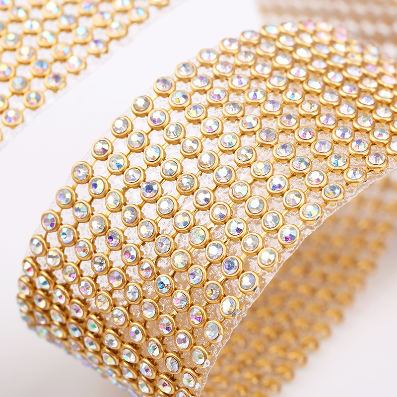 10rows Clear Crystal AB Rhines - Hotfix Rhinestone Sheet recension och pris