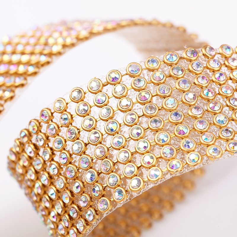 10rows Clear Crystal AB Rhines - Hotfix Rhinestone Sheet recension och pris