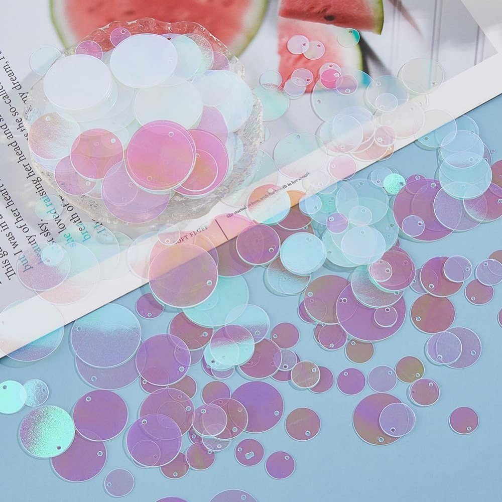1800Pcs 6 Sizes Loose Sequin F - Embroidery Craft recension och pris
