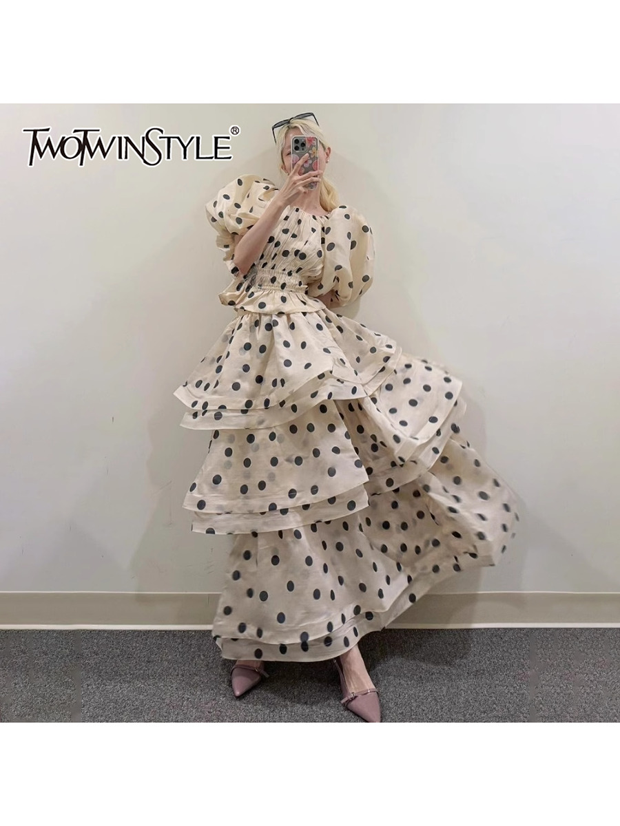TWOTWINSTYL Hit Color Polka Do - Tassel Fringe Trim recension och pris