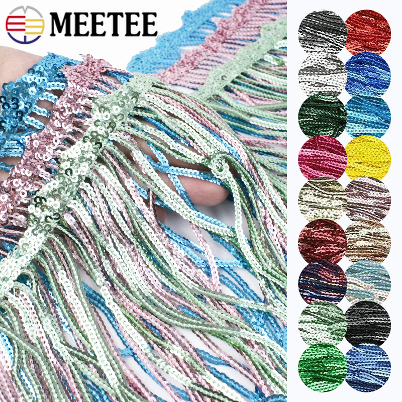 1-5Yards 17cm Latin DanceFring - Fringe Ribbon Sewing recension och pris