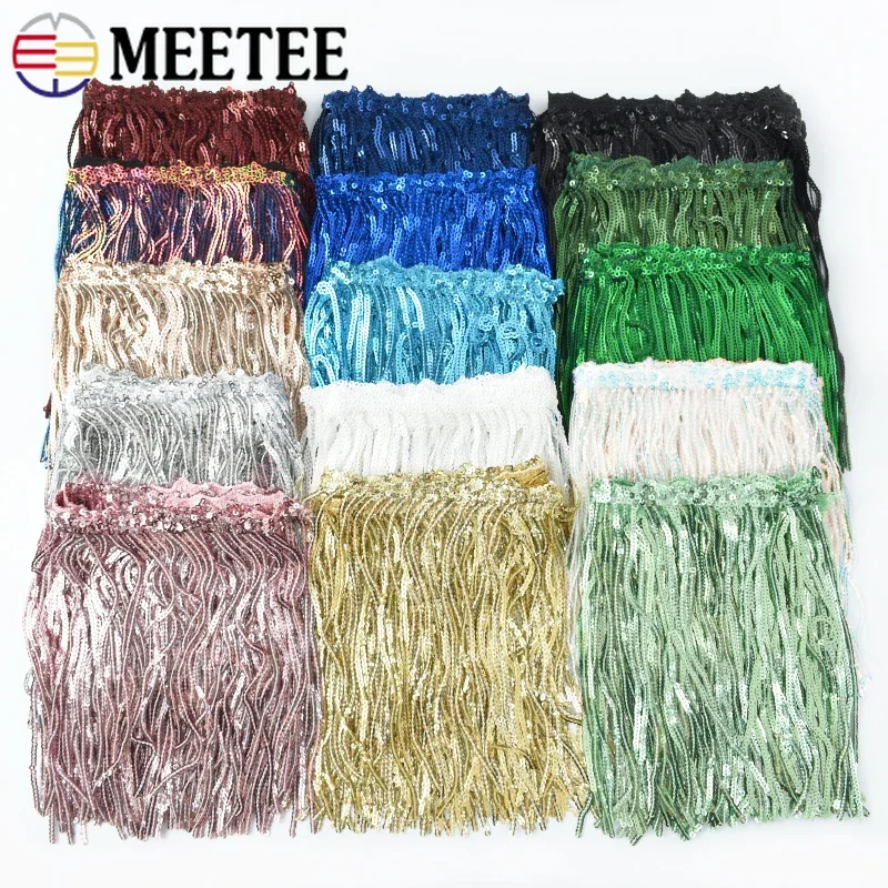 1-5Yards 17cm Latin DanceFring - Fringe Ribbon Sewing recension och pris