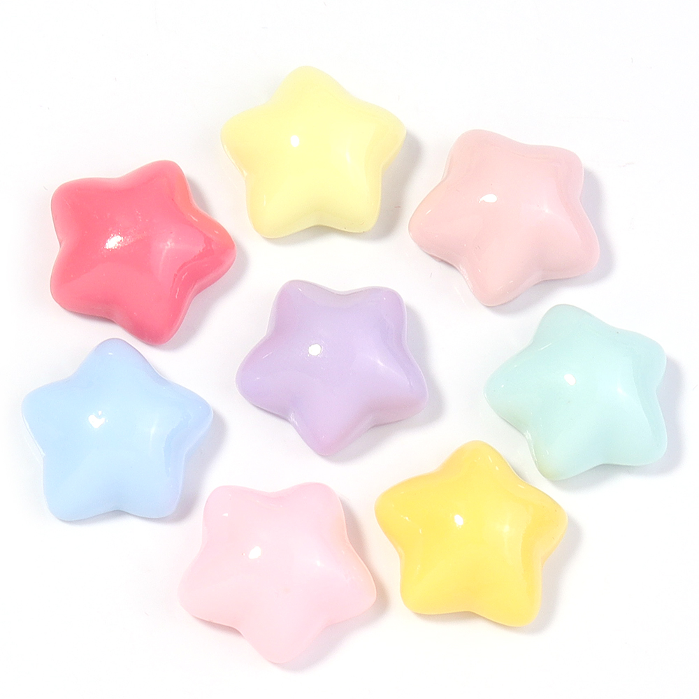 50pcs/lot 16mm Colorful Star R - Craft Embellishment recension och pris