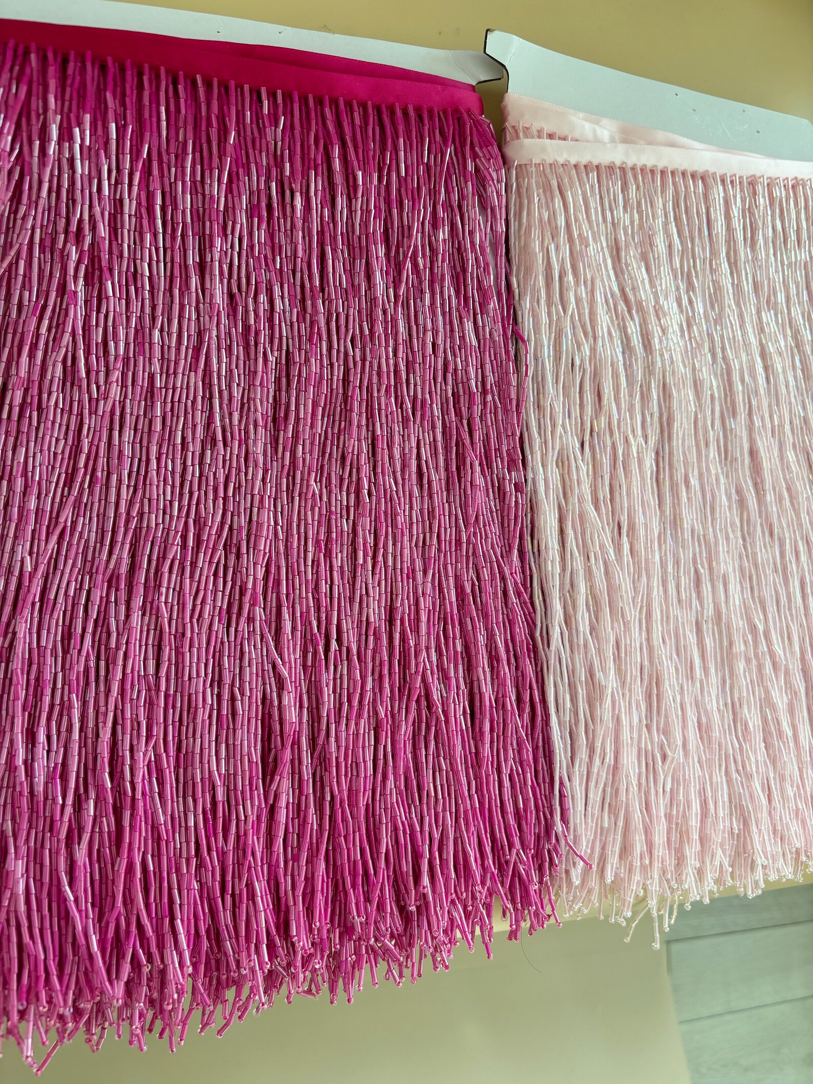 1 Yard 30cm Wide Heavy Bead Fr - Beaded Trim Fringe recension och pris