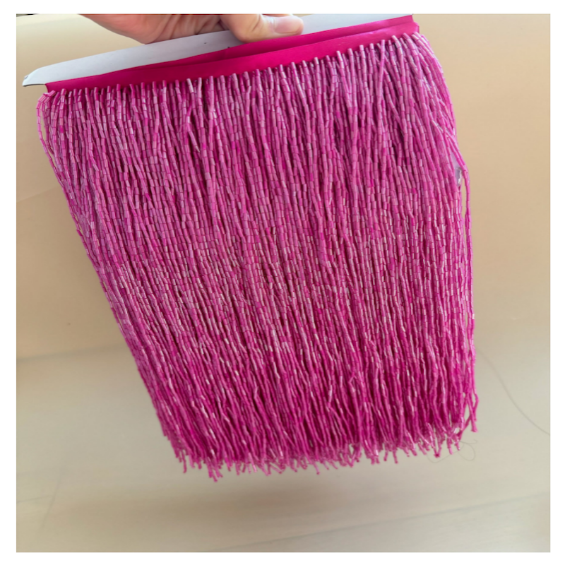 1 Yard 30cm Wide Heavy Bead Fr - Beaded Trim Fringe recension och pris