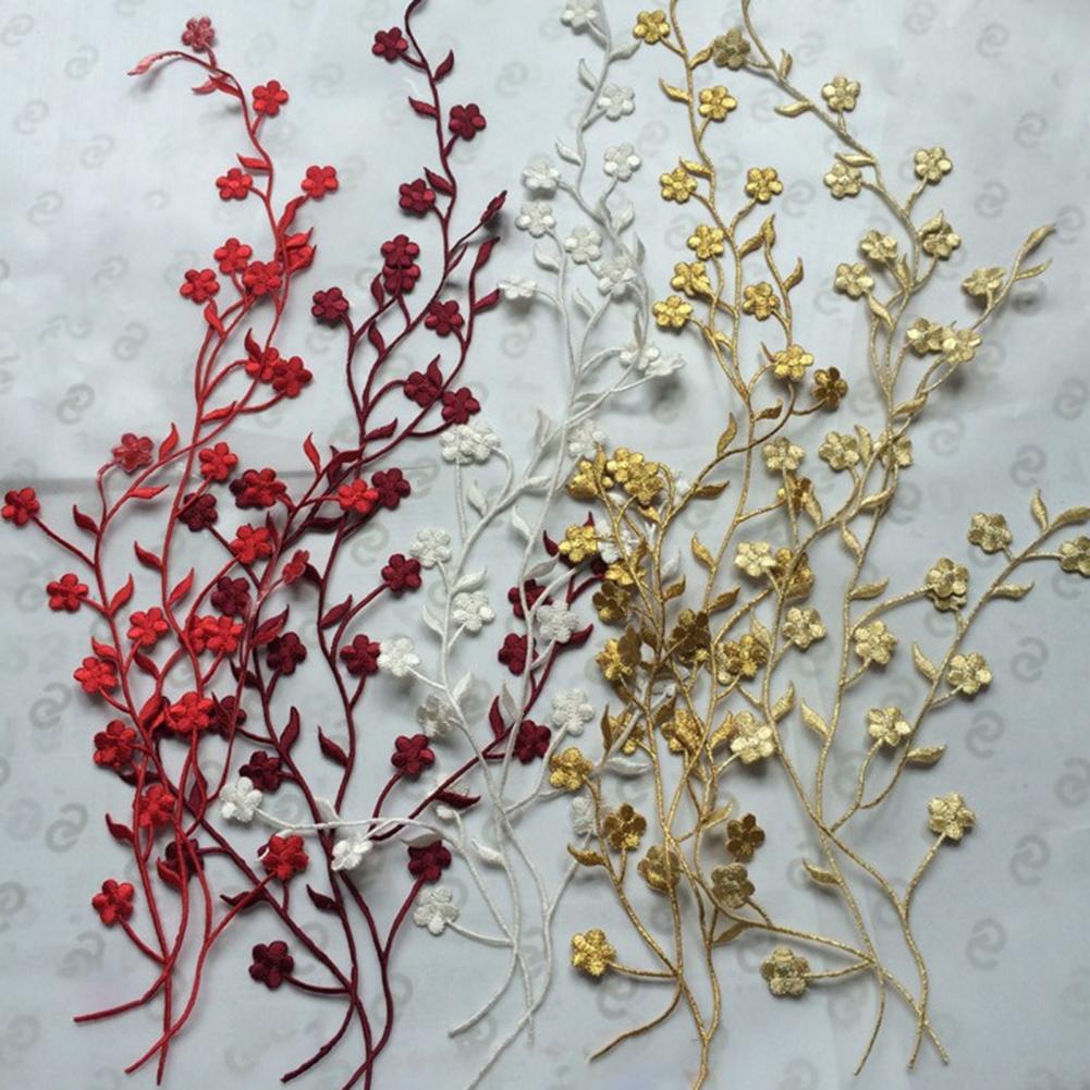 3D Flower Applique Plum Blosso - Applique Patch Flower recension och pris