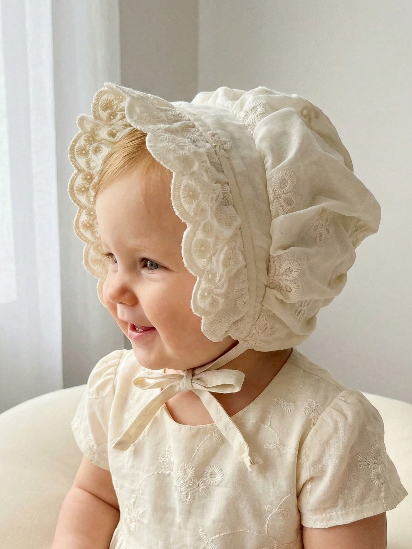 1pcs 6-18M Baby Girls White La - Embroidery Embellishments recension och pris
