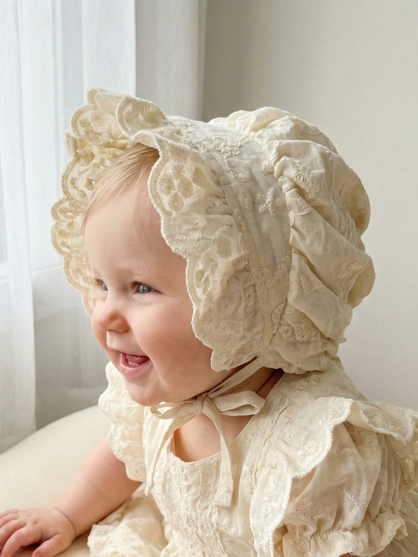 1pcs 6-18M Baby Girls White La - Embroidery Embellishments recension och pris