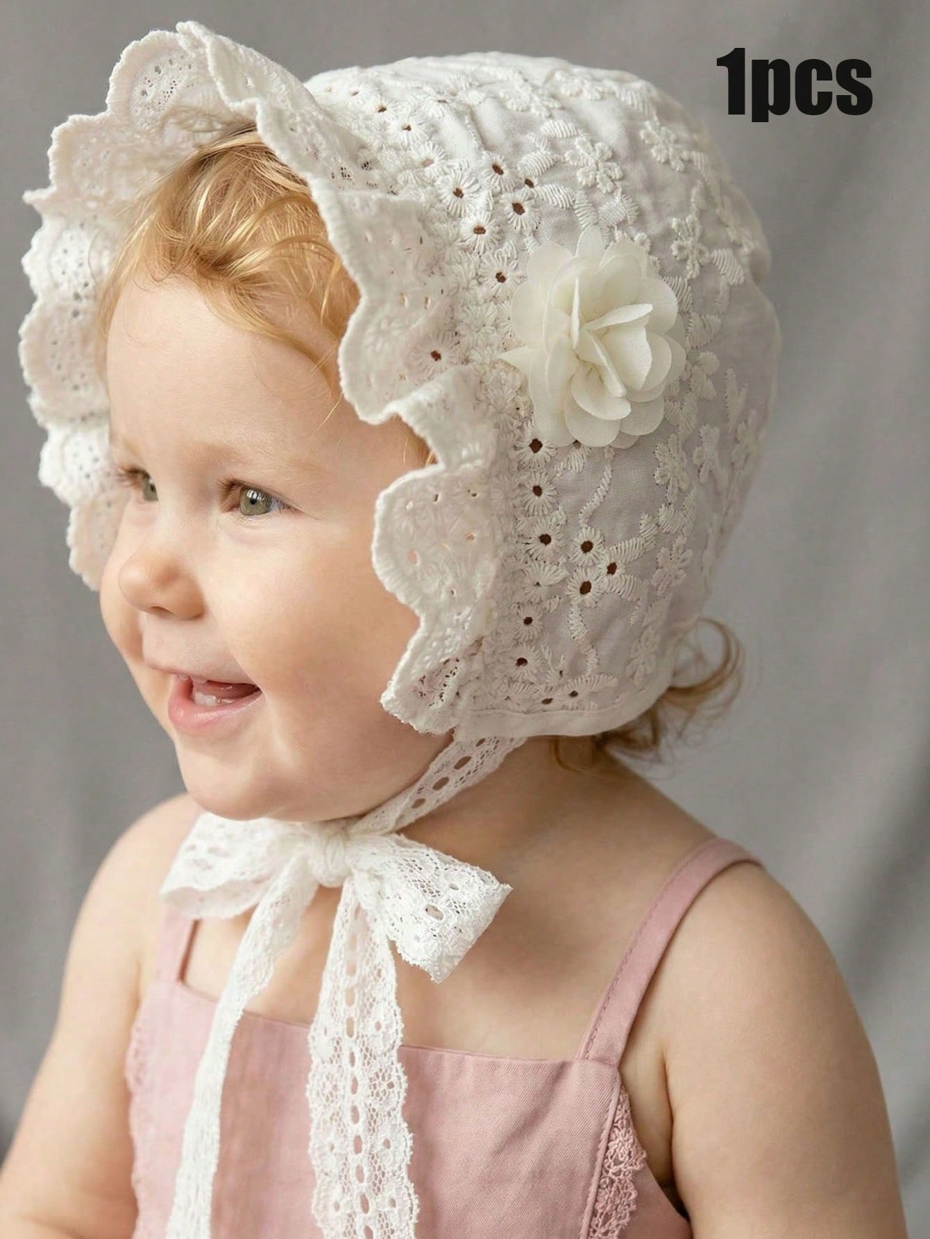 1pcs 6-18M Baby Girls White La - Embroidery Embellishments recension och pris