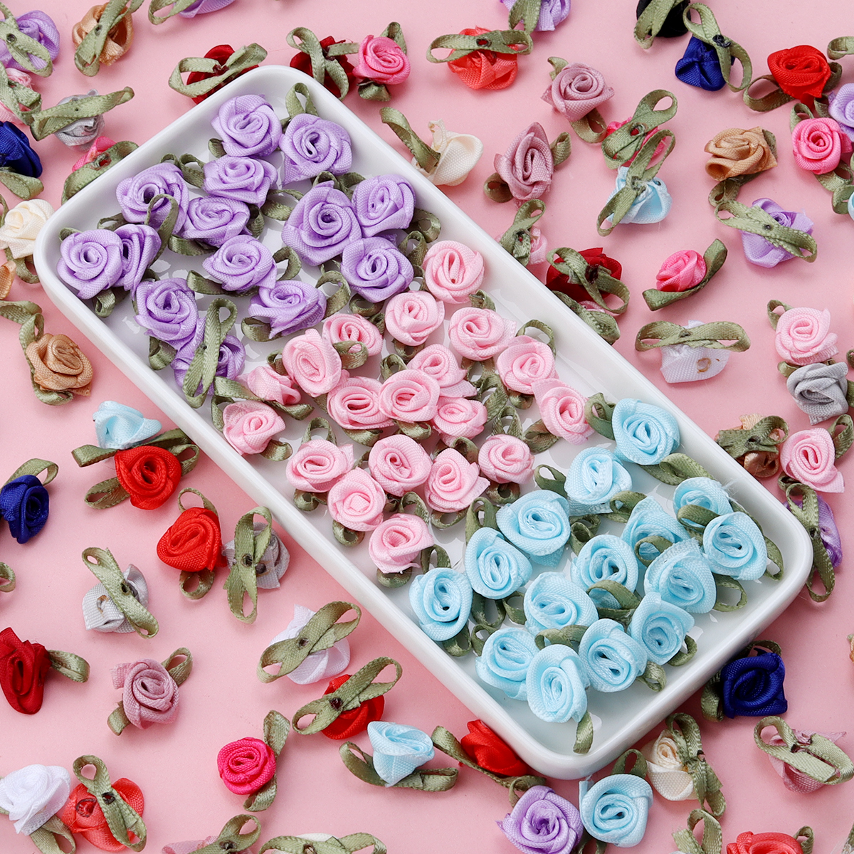 50Pcs 1.5x2.5cm 18 Colors For  - Embellishment Crafts recension och pris