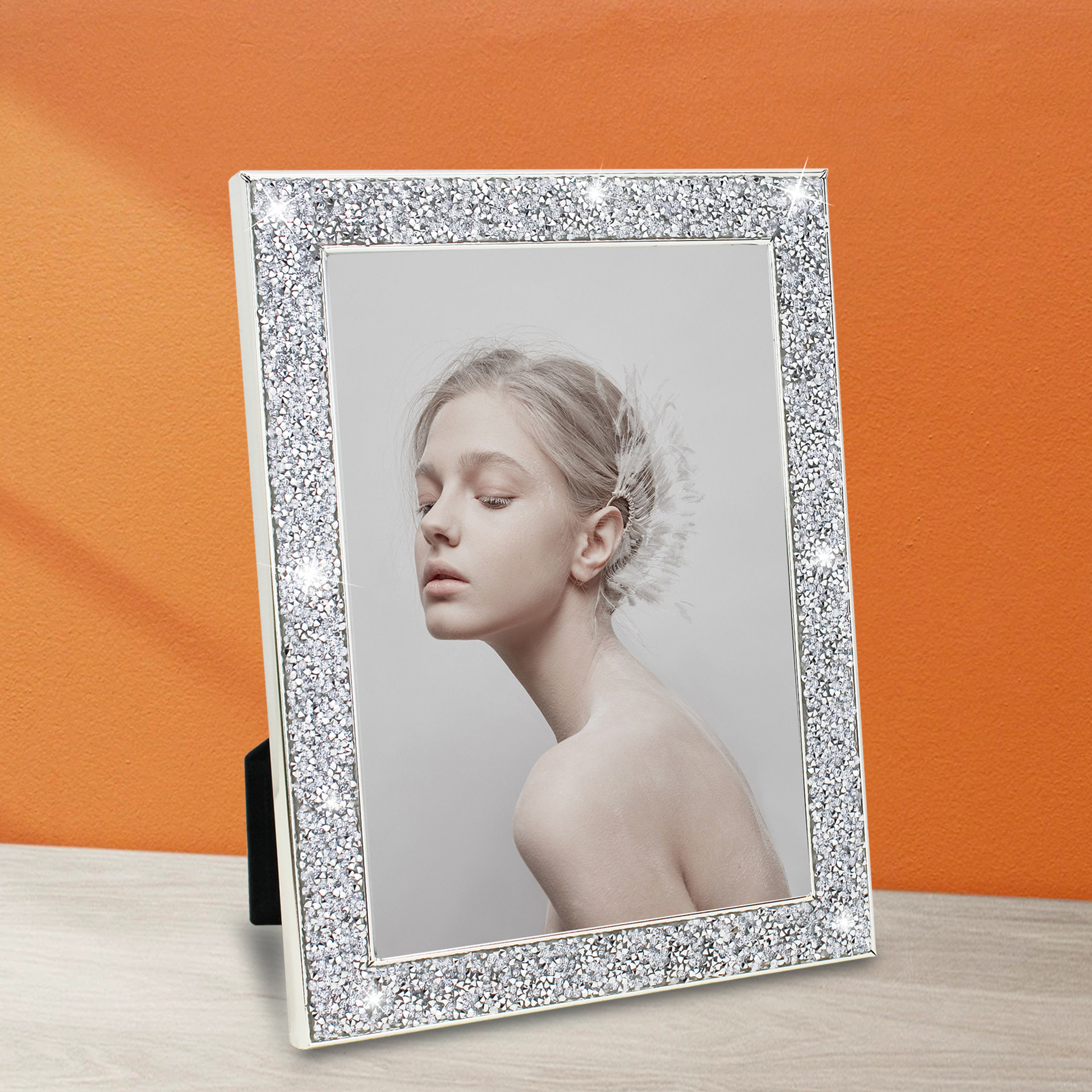 7-Inch Metallic Plated Picture - Sequin Fabric Panel recension och pris