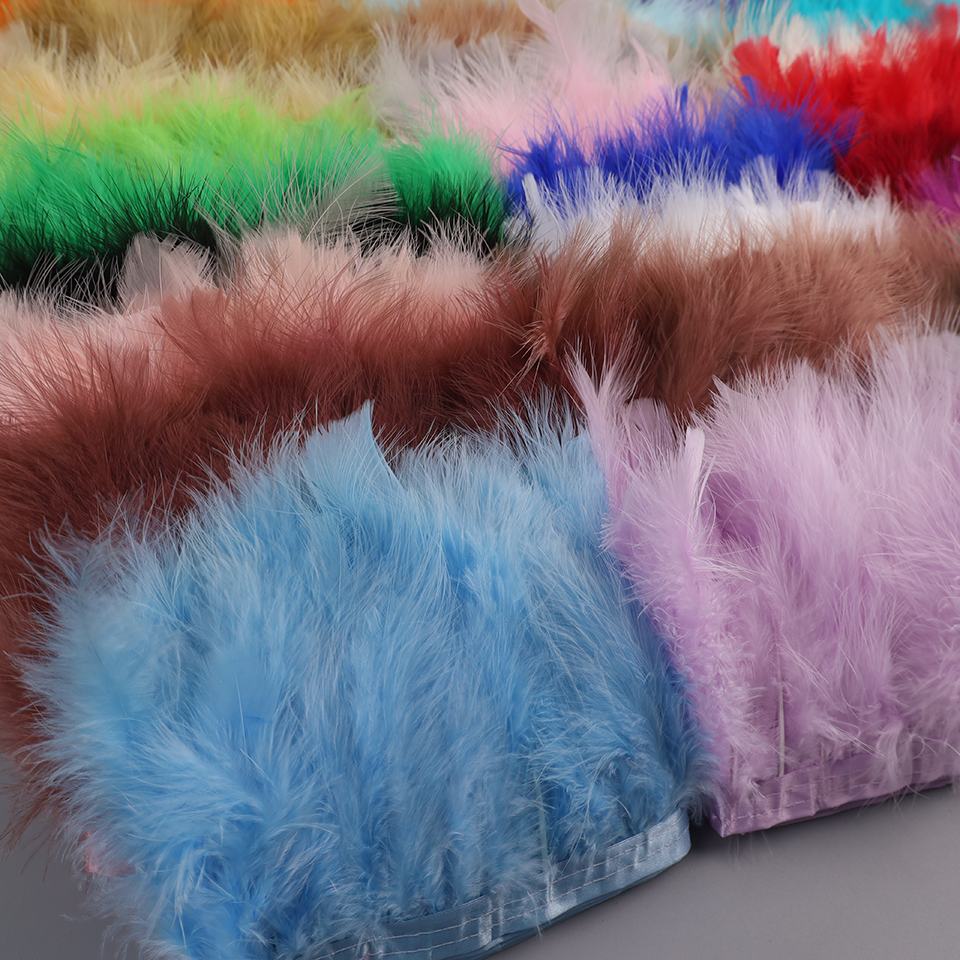 10-15cm Turkey Feathers Trim F - Feather Trim Marabou recension och pris