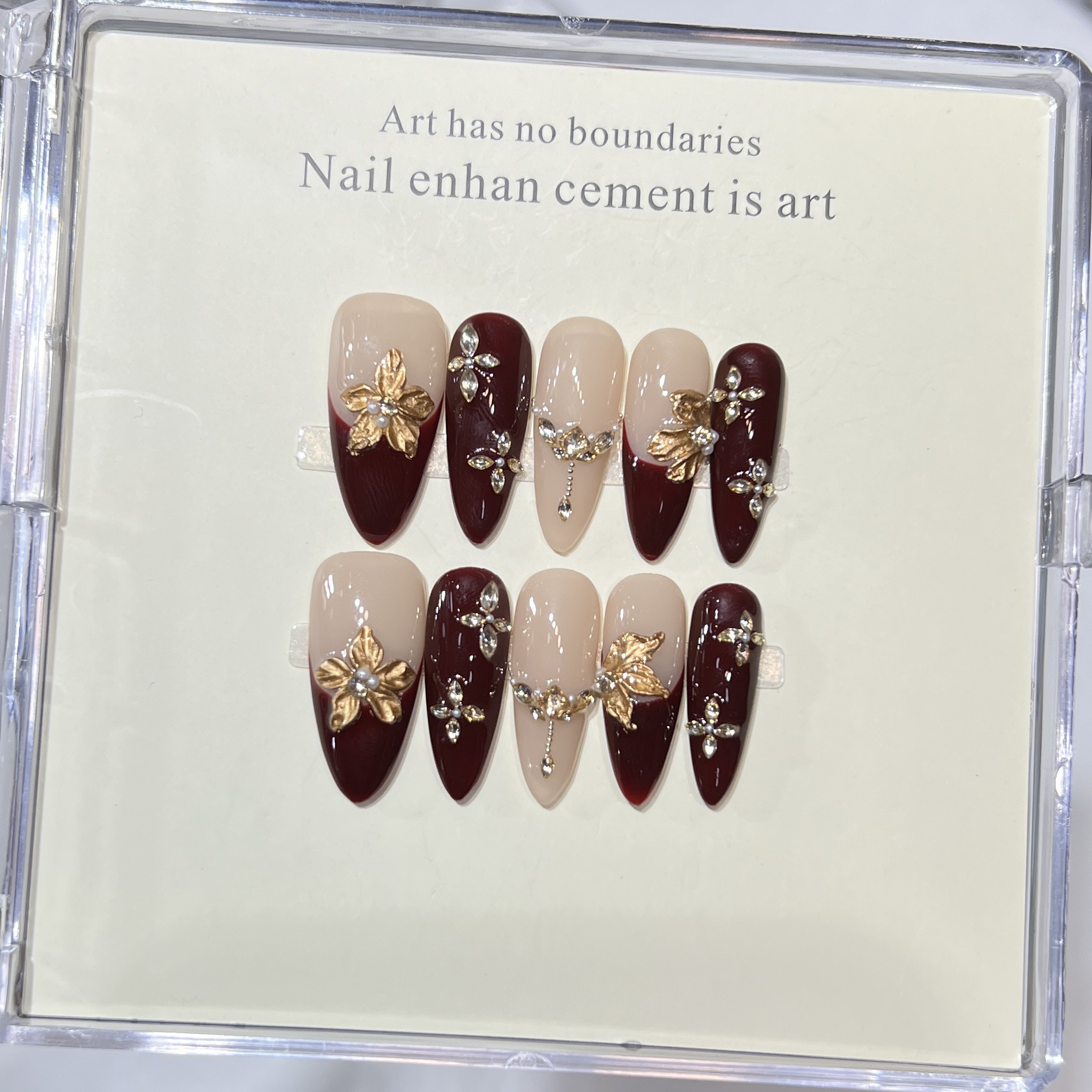 10Pcs Handmade Elegant French  - Embroidery Embellishments recension och pris