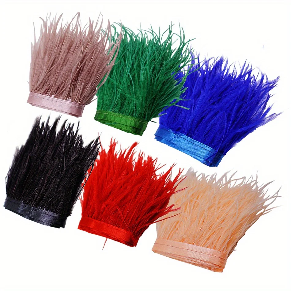 1/10M Natural Plume Black Ostr - Feather Trim Marabou recension och pris