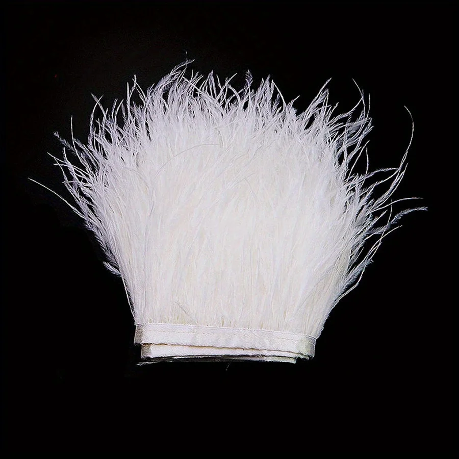 1/10M Natural Plume Black Ostr - Feather Trim Marabou recension och pris