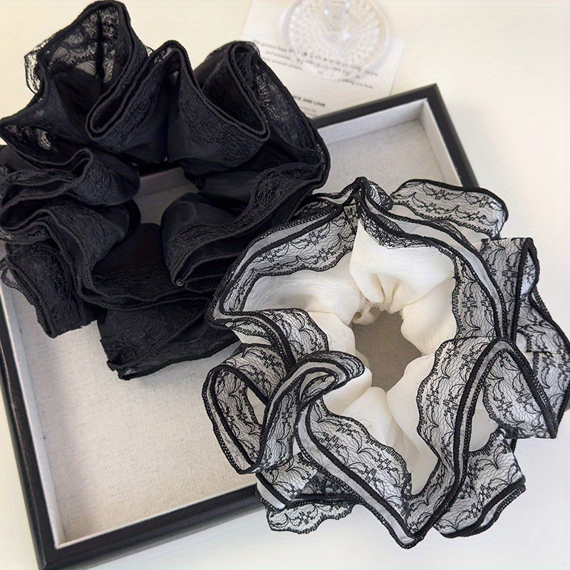 Luxury Lace Trim Ponytail Hold - Elastic Lace Trim recension och pris