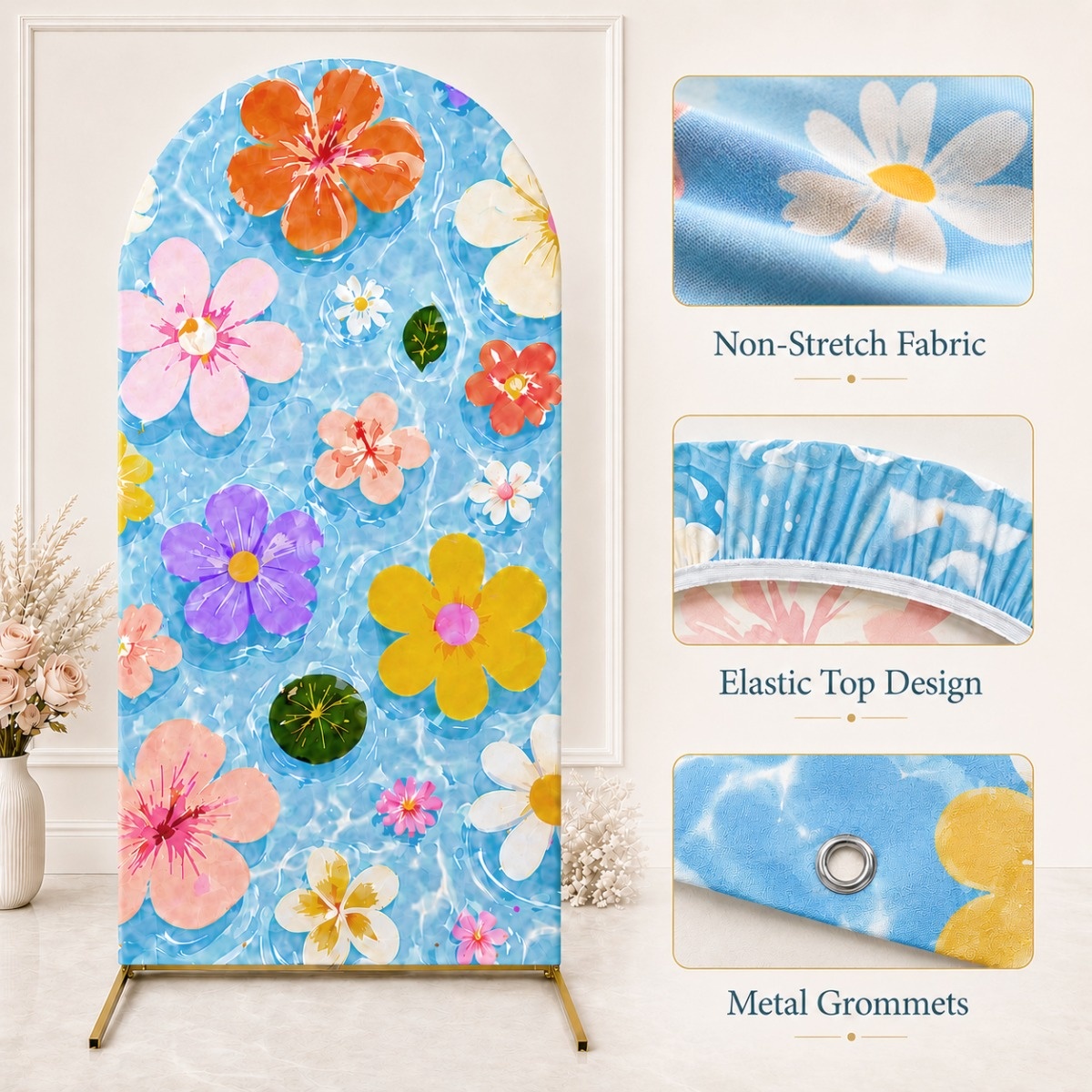 Party Supplies Arch Backdrop C - Sequin Fabric Panel recension och pris