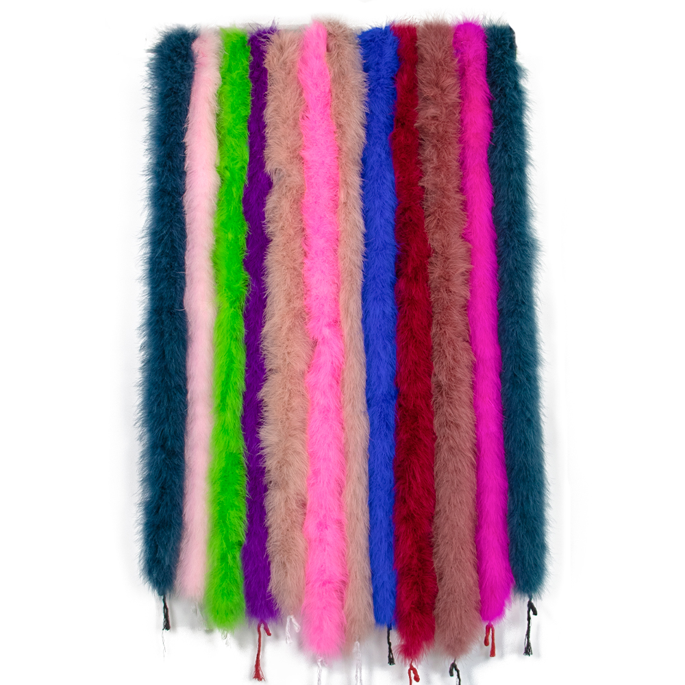 2M 50g Red Fluffy Turkey Marab - Feather Trim Marabou recension och pris