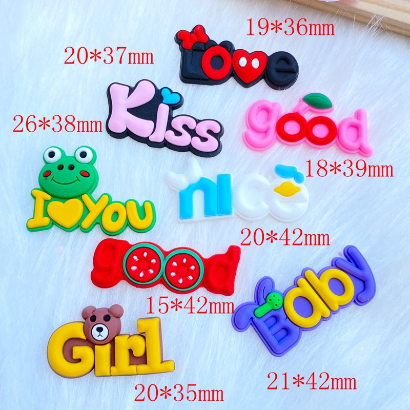 20pcs New Mini Lovely Letters  - Embellishment Glue Craft recension och pris