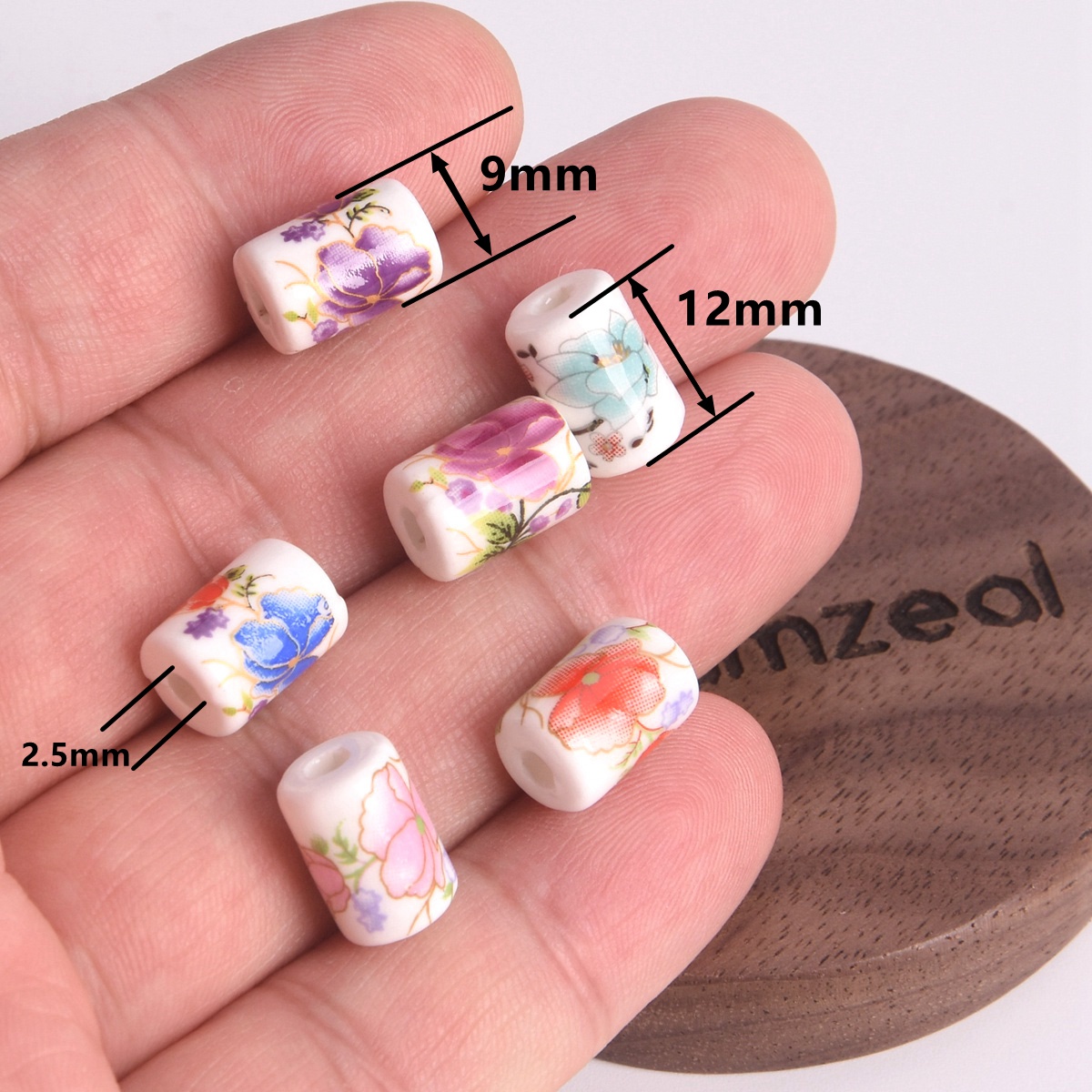 10pcs 12x9mm Cylinder Shape Fl - Embellishment Crafts recension och pris