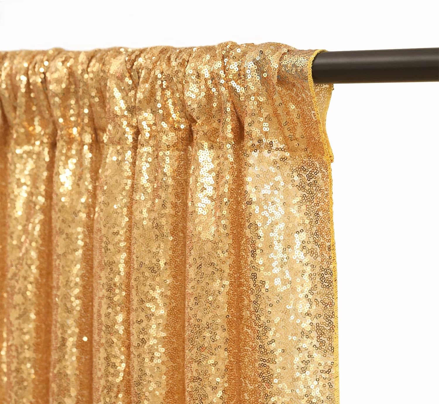 2×8FT-4PCS Gold Sequin Backdro - Sequin Fabric Panel recension och pris
