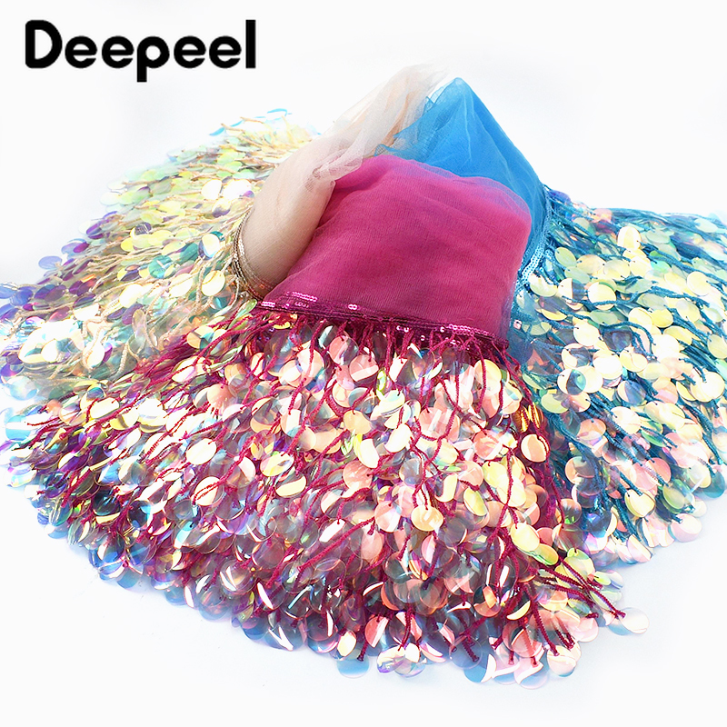 3Yards 17cm Beaded Sequins Tas - Beaded Trim Fringe recension och pris