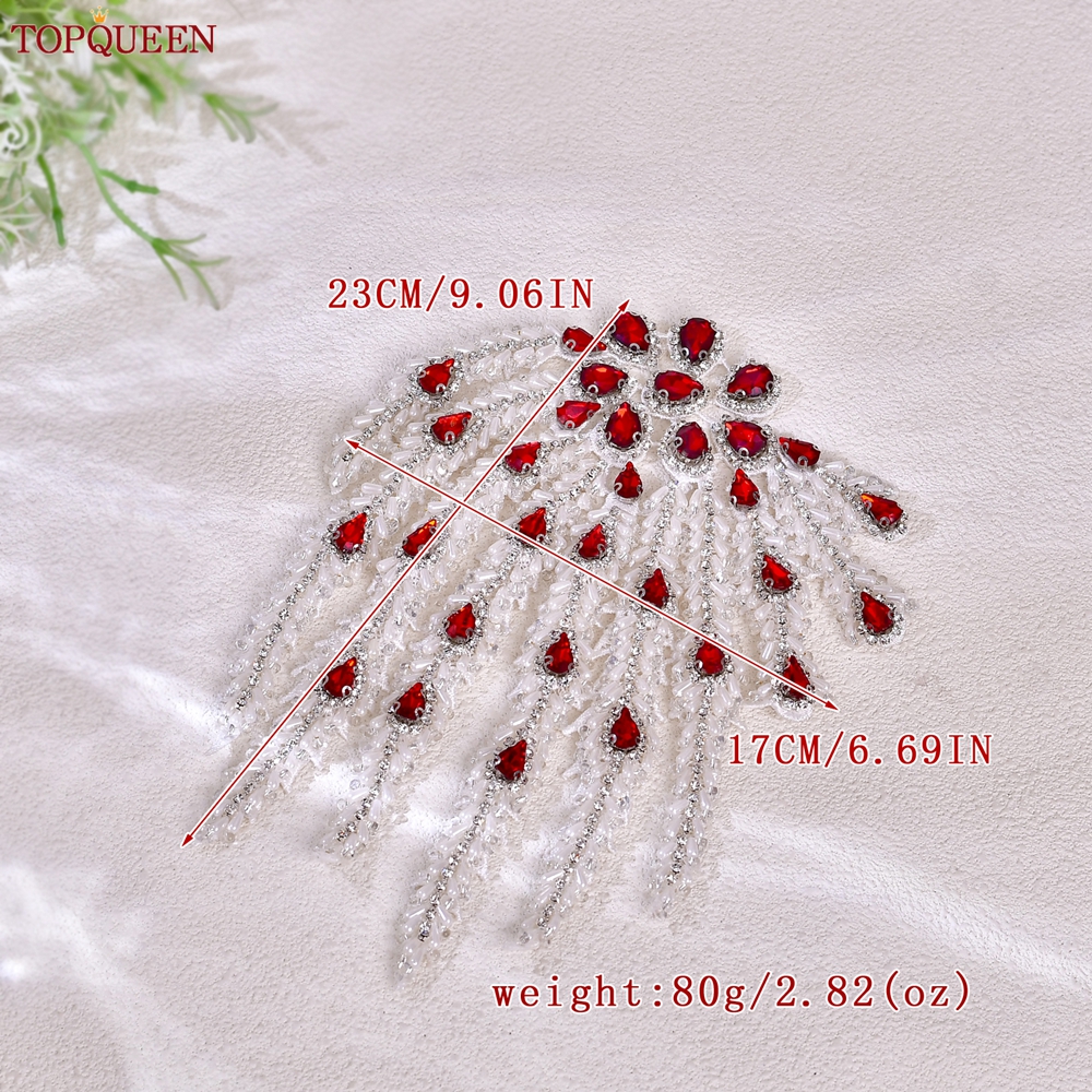 TOPQUEEN Hand-sewn Beaded Tass - Sew On Rhinestone recension och pris