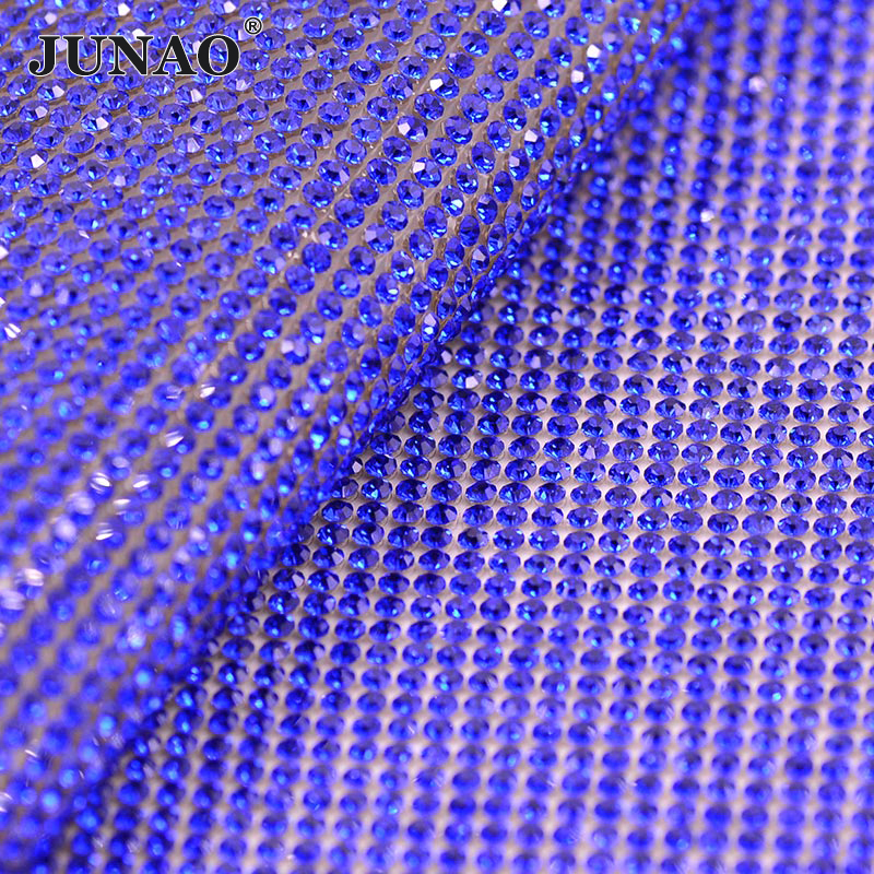 JUNAO 24x40cm Light Peach Self - Hotfix Rhinestone Sheet recension och pris