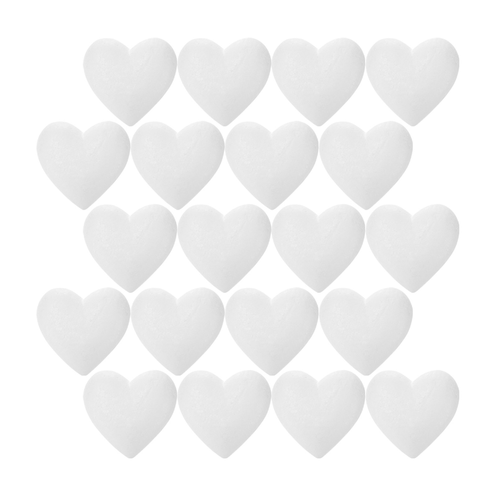 20Pcs Blank Heart Foam Balls L - Craft Embellishment recension och pris