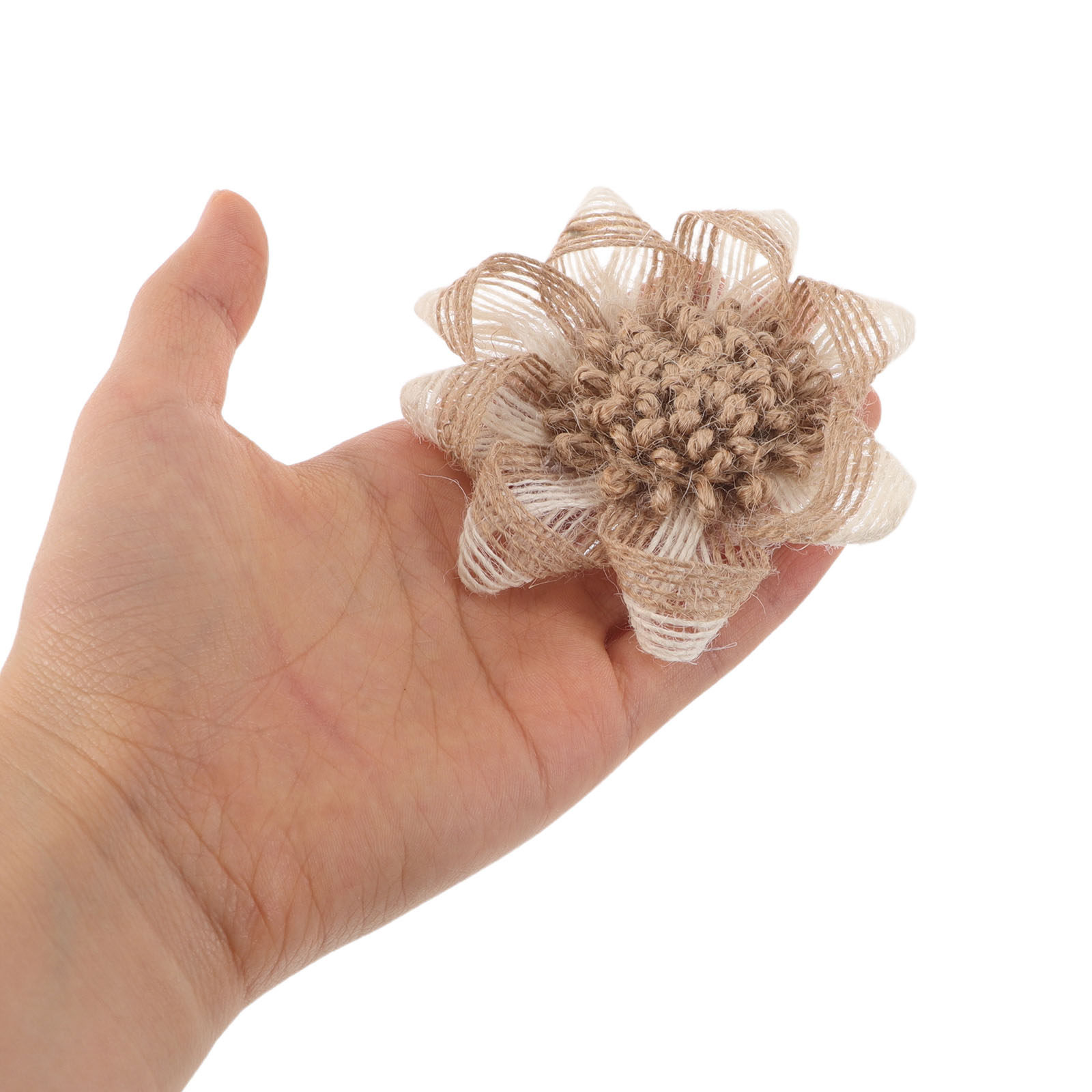 9Pcs Craft Flowers Burlap: Vin - Craft Embellishment recension och pris