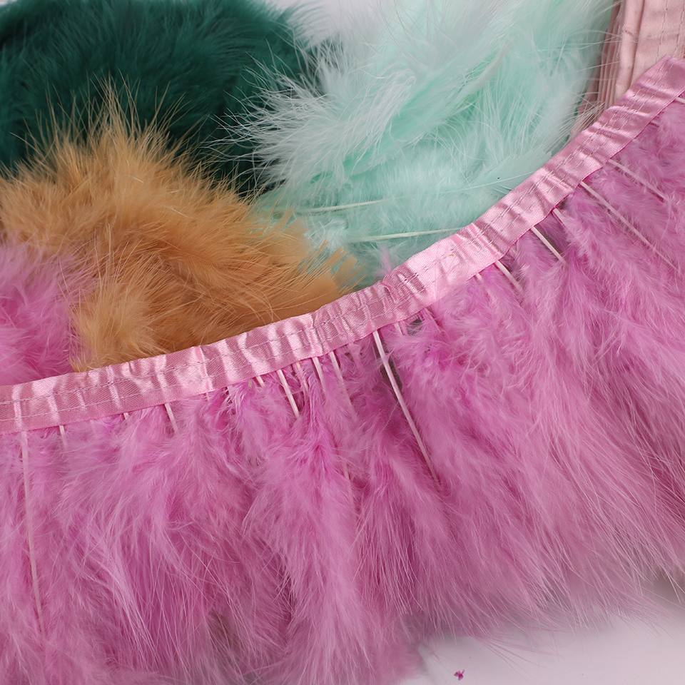 10 Meters Natural Turkey Marab - Feather Trim Marabou recension och pris