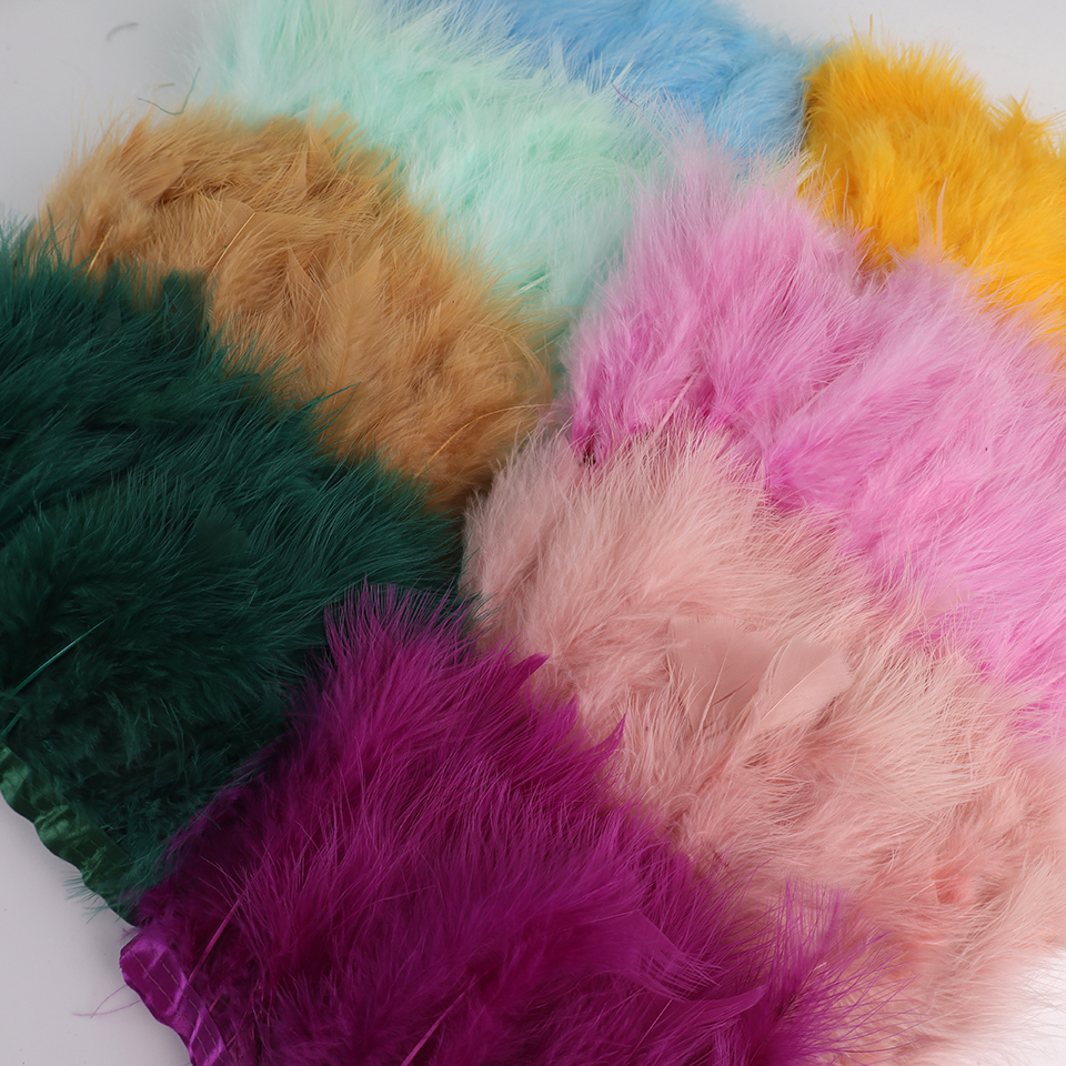 10 Meters Natural Turkey Marab - Feather Trim Marabou recension och pris