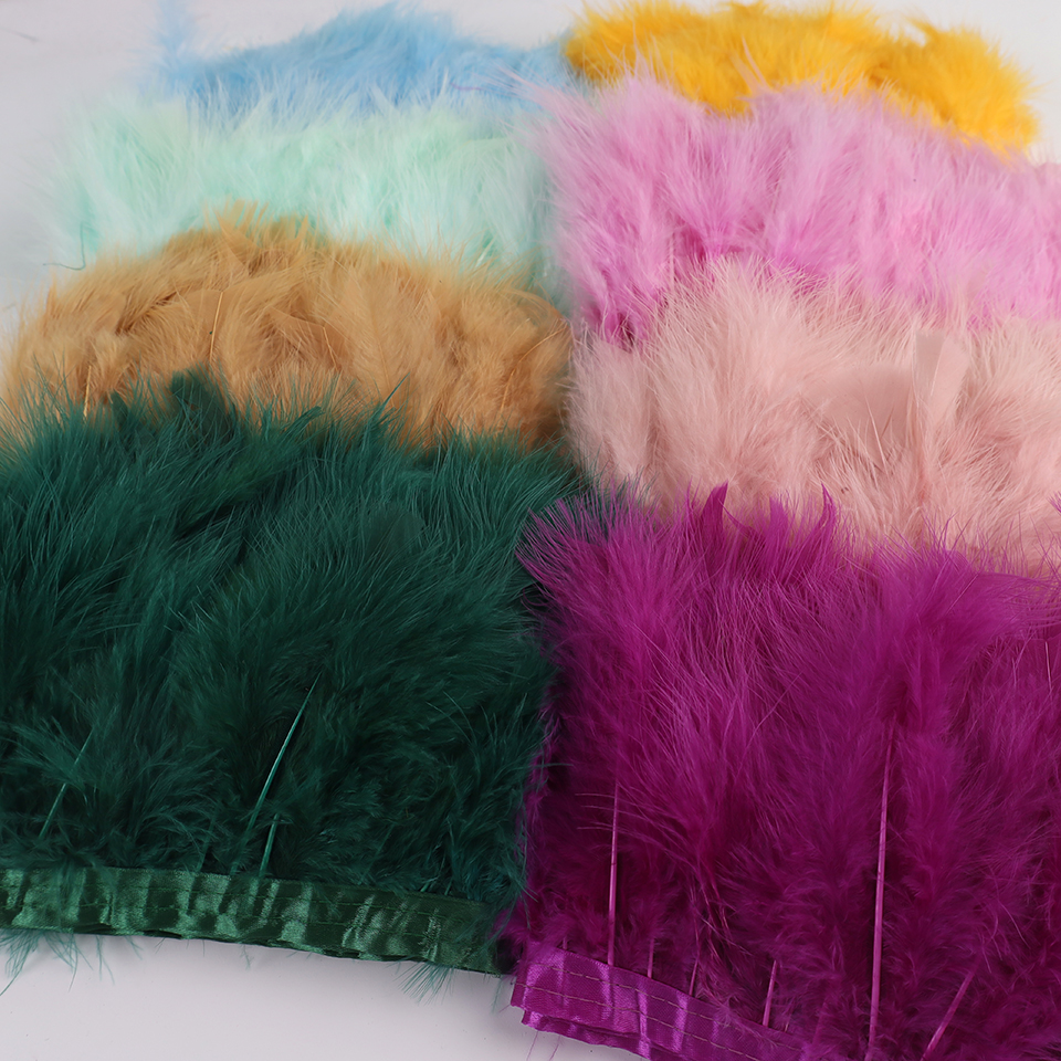 10 Meters Natural Turkey Marab - Feather Trim Marabou recension och pris