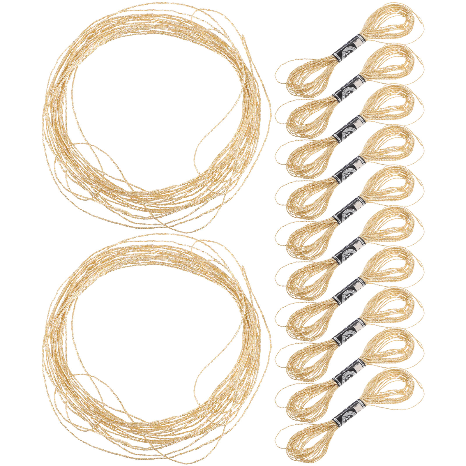 12Pcs Metallic Sewing Thread P - Embroidery Craft recension och pris