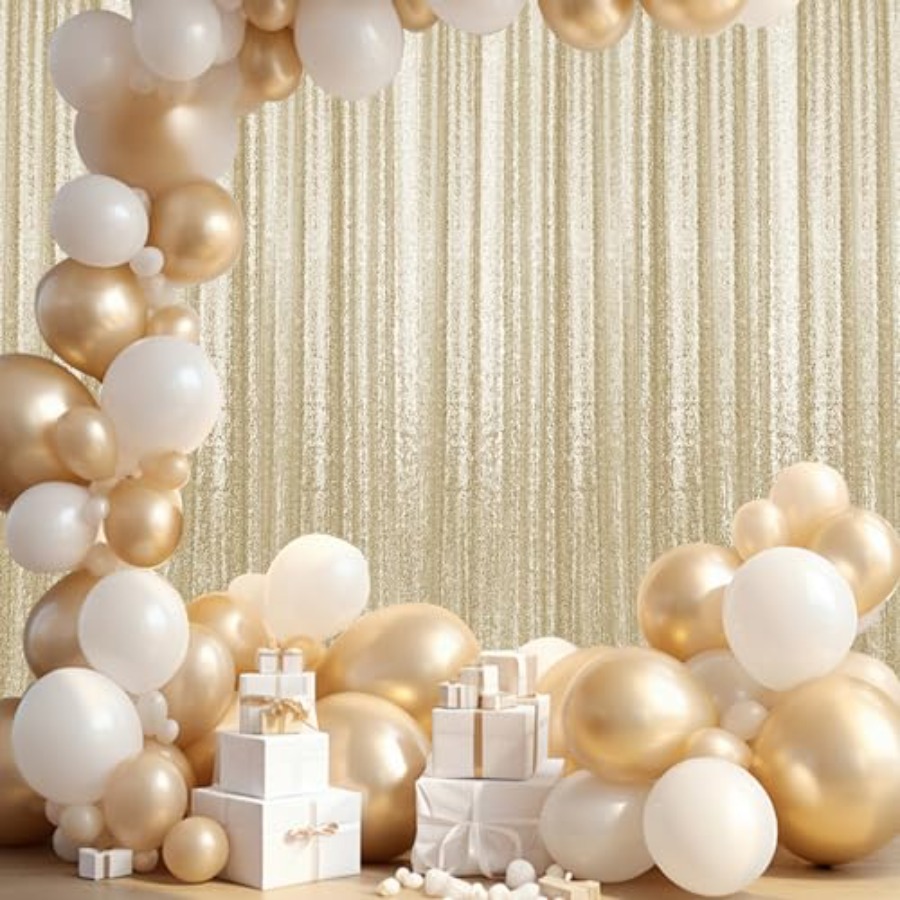 Photography backdrop curtains  - Sequin Fabric Panel recension och pris