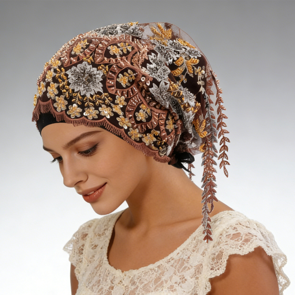New Ethnic Tassel Headscarf Be - Tassel Fringe Trim recension och pris